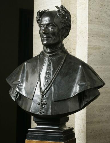 Luigi de Amici | Bust of Josip Juraj Strossmayer, 1865 | bronze, 80 x 65 x 33 cm