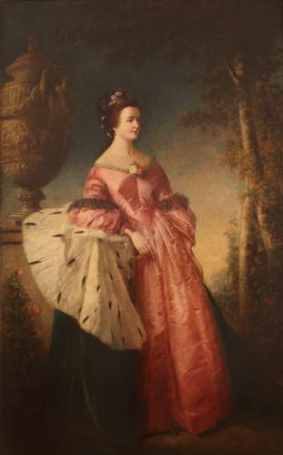Franz Xavier Winterhalter | Portrait of Empress Elizabeth of Austria (?), 1863 – 1865 | oil on canvas, 208 x 146,7 cm