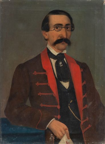 N. N., Ferdo Rusan, 1855. | ulje/platno | 41 x 30,2 cm | MG-45